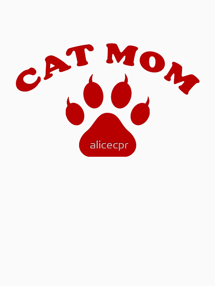 CAT MOM by alicecpr T-Shirts, Hoodie, Sweatshirt | BlankRebels.com (Image 3)