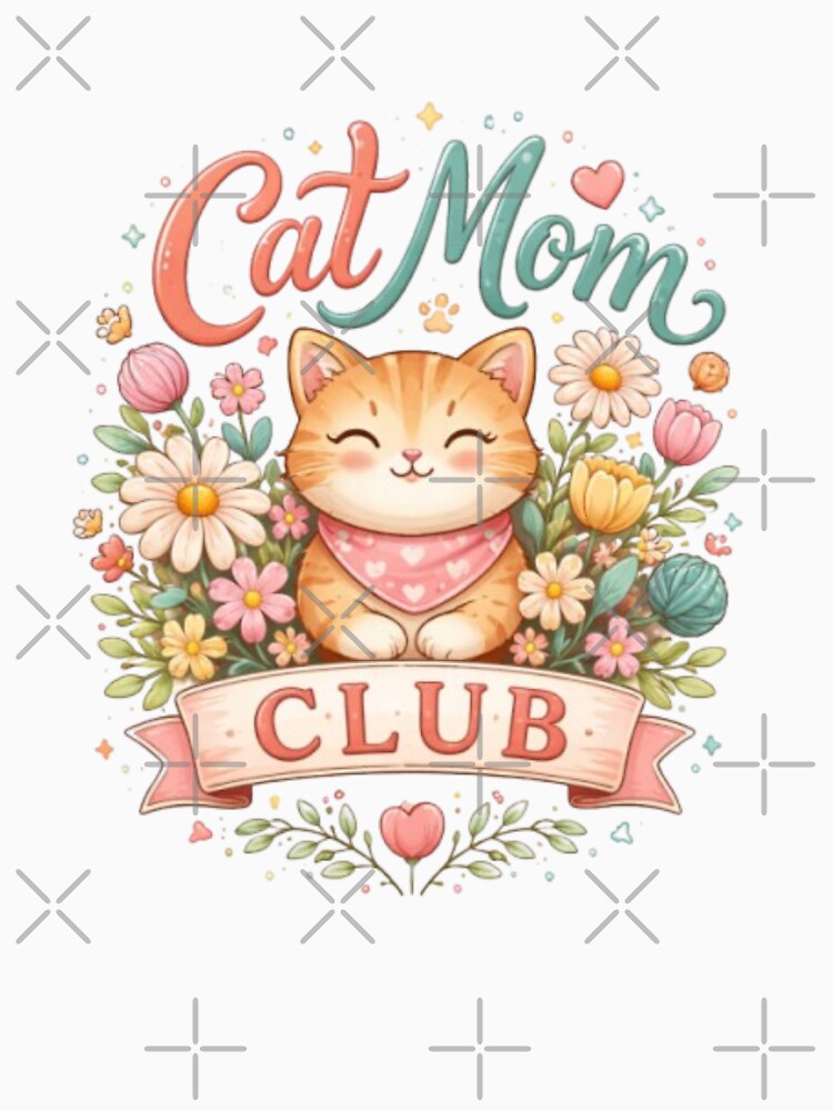 Cat Mom Club Cute Cat Lover T-Shirts, Hoodie, Sweatshirt