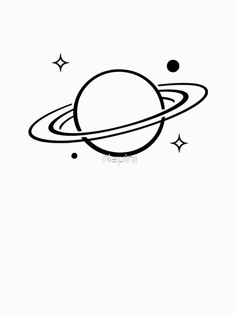 Planet Orbit – Minimal Space Symbol by Napini T-Shirts, Hoodie, Sweatshirt | BlankRebels.com (Image 3)