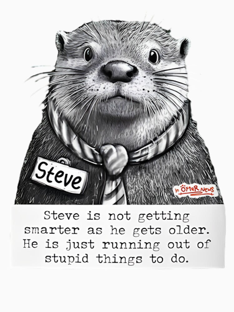 Not Getting Smarter - Steve unisex by Jeffasmooren