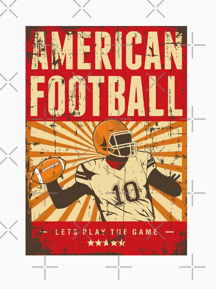 American Football Player Red Mustard by OikieToikie T-Shirts, Hoodie, Sweatshirt | BlankRebels.com (Image 2)