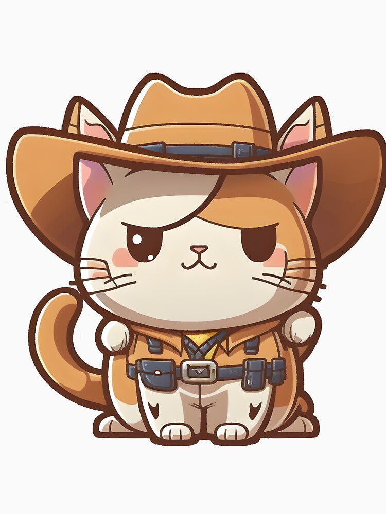 Cowboy Cat by PyramidSchmear T-Shirts, Hoodie, Sweatshirt | BlankRebels.com (Image 3)
