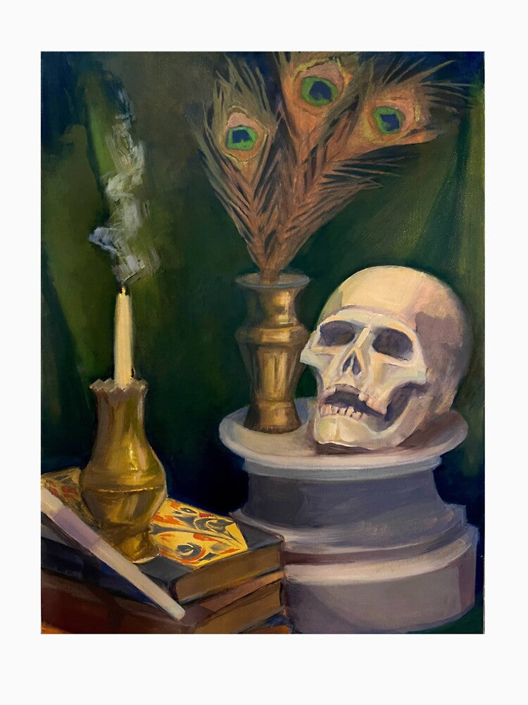 Still Life with Skull by chi-aroscuro T-Shirts, Hoodie, Sweatshirt | BlankRebels.com (Image 2)