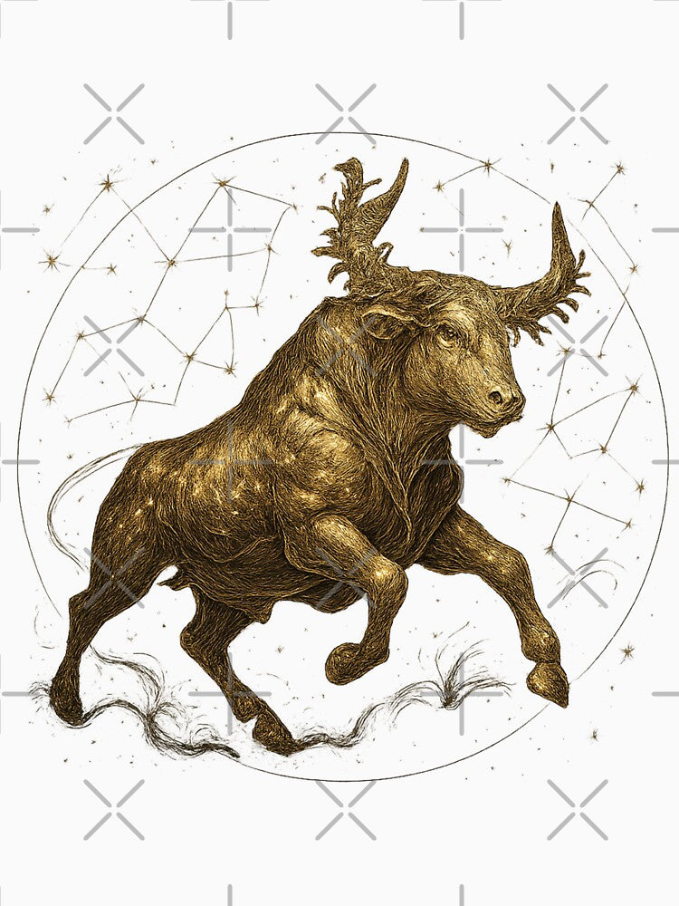 Cosmic Taurus Season - Zodiac Bull Galaxy Art by TONSNAP T-Shirts, Hoodie, Sweatshirt | BlankRebels.com (Image 3)