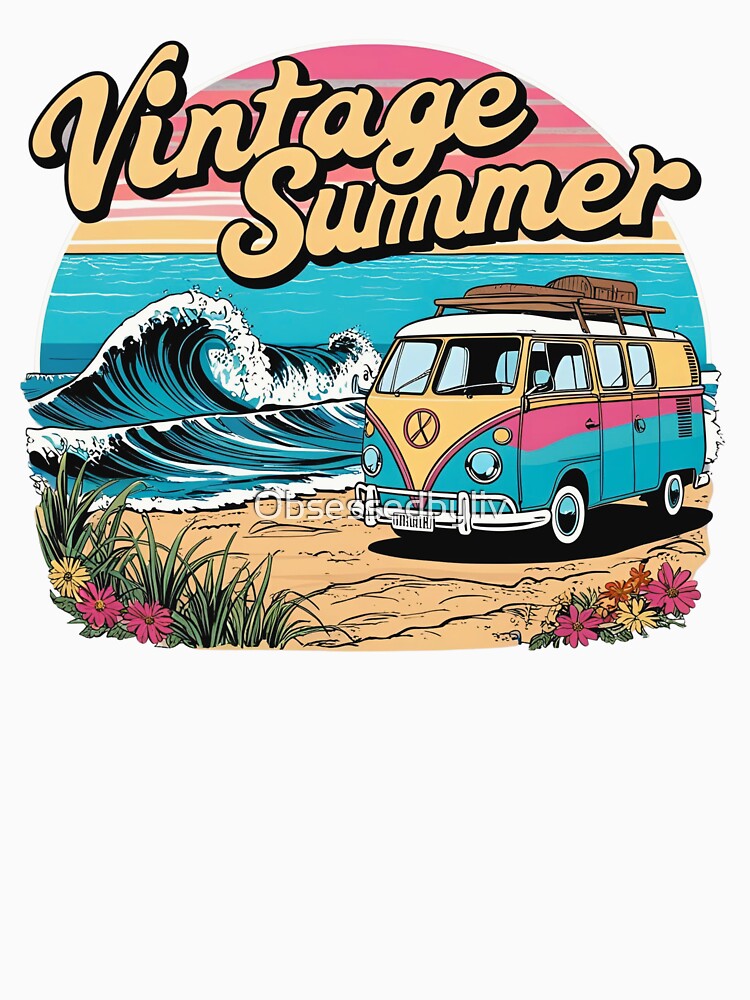Vintage Summer T-Shirt, Retro Summer Top by Bits & Bops Boutique Hoodie, Sweatshirt | BlankRebels.com (Image 3)