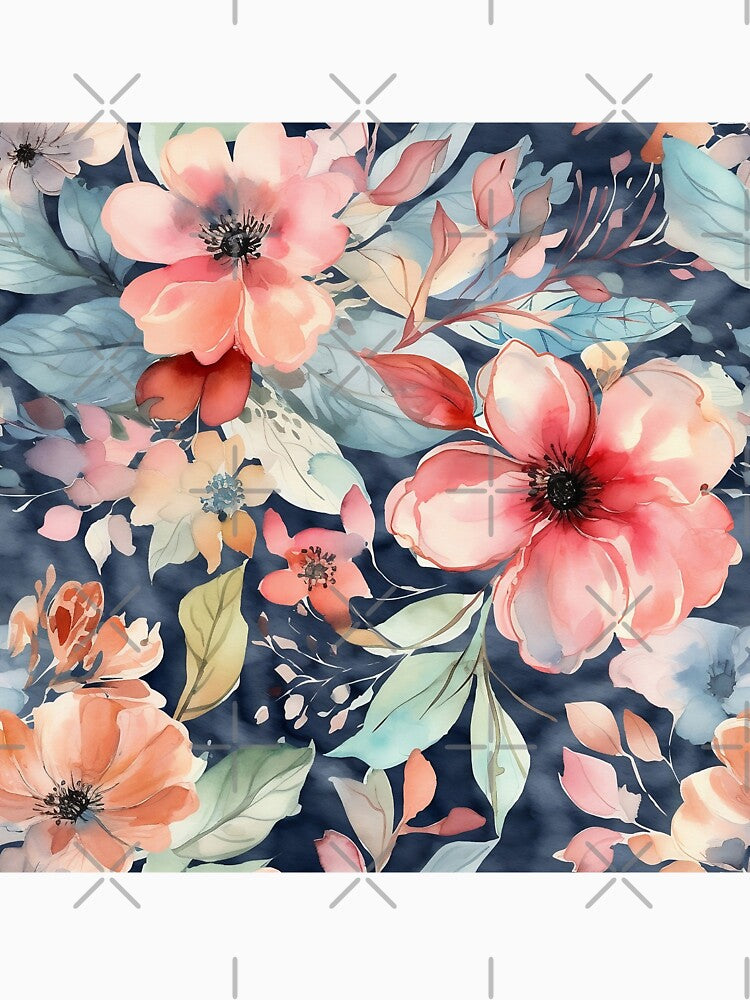 Springtime Floral Blooms 3 : Watercolor Floral Seamless Pattern for DIY Crafts and Home Decor by Shadi Rosenow... (Image 3)