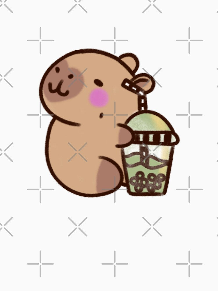 Cute Capybara Stickers – Kawaii T-Shirts, Hoodie, Sweatshirt