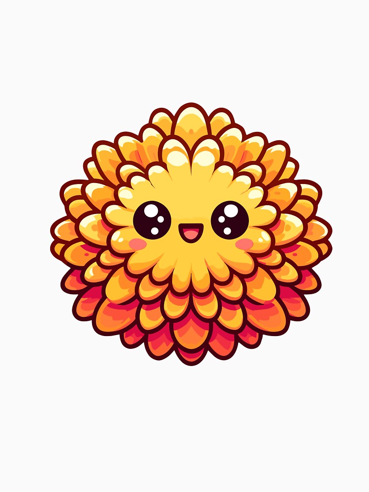 Kawaii Chrysanthemum by TillysCuteCanva T-Shirts, Hoodie, Sweatshirt | BlankRebels.com (Image 3)