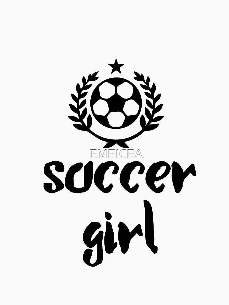 SOCCER GIRL CLASSIC T-SHIRT SPORT by EMEICEA