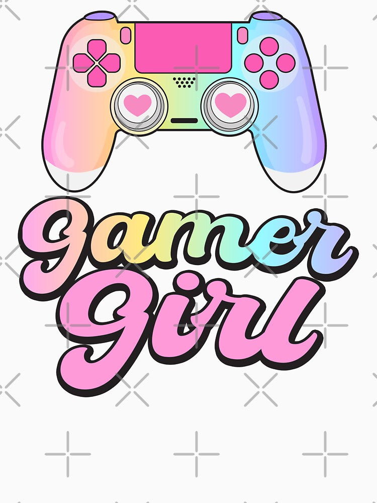 Gamer Girl Gamepad Controller by gildel-design T-Shirts, Hoodie, Sweatshirt | BlankRebels.com (Image 3)