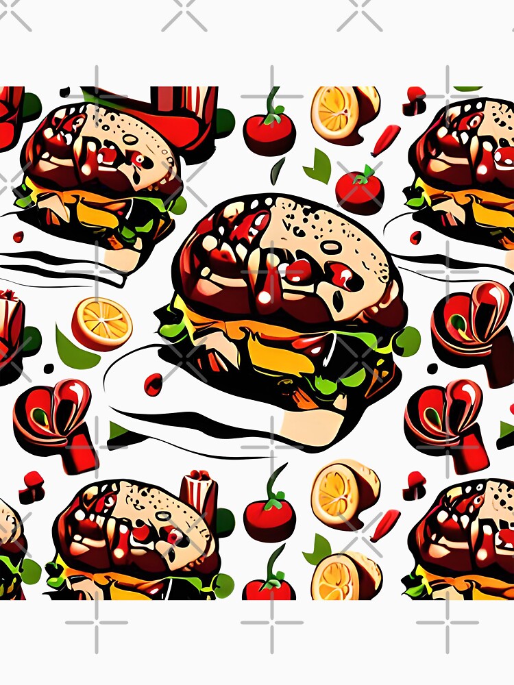Stuffed Burgers: Unleashing the Juicy Flavor Burst by Permana96 T-Shirts, Hoodie, Sweatshirt | BlankRebels.com (Image 3)