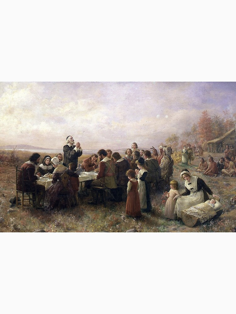 First Thanksgiving Vintage Painting by BravuraMedia T-Shirts, Hoodie, Sweatshirt | BlankRebels.com (Image 3)