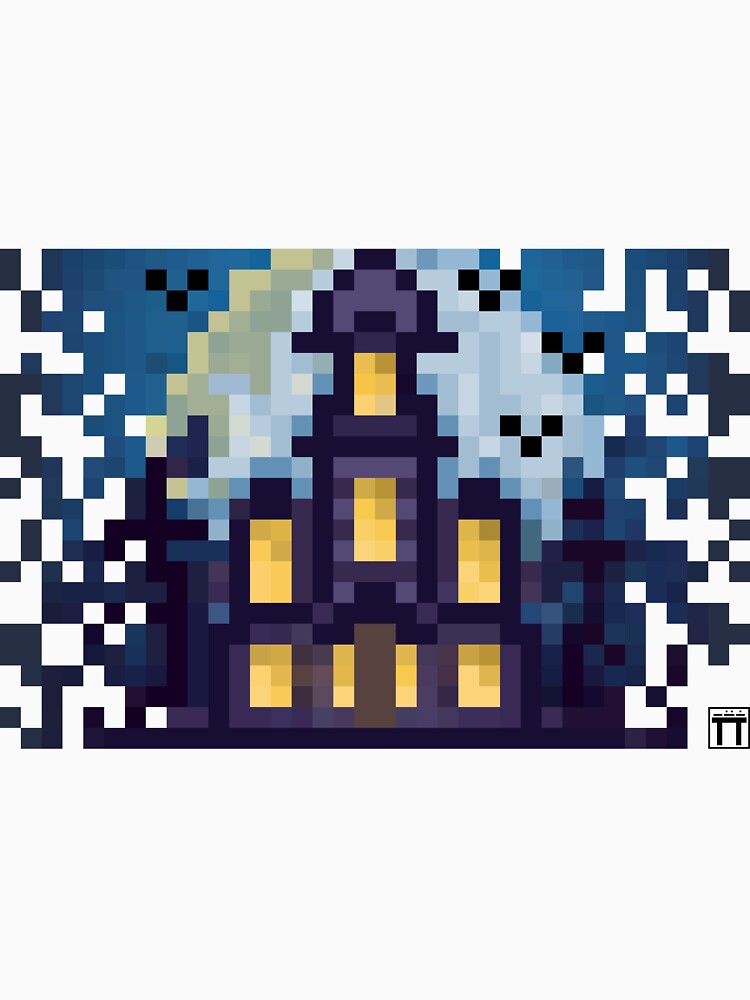 Halloween House Was Pixelated by itsajoak T-Shirts, Hoodie, Sweatshirt | BlankRebels.com (Image 3)