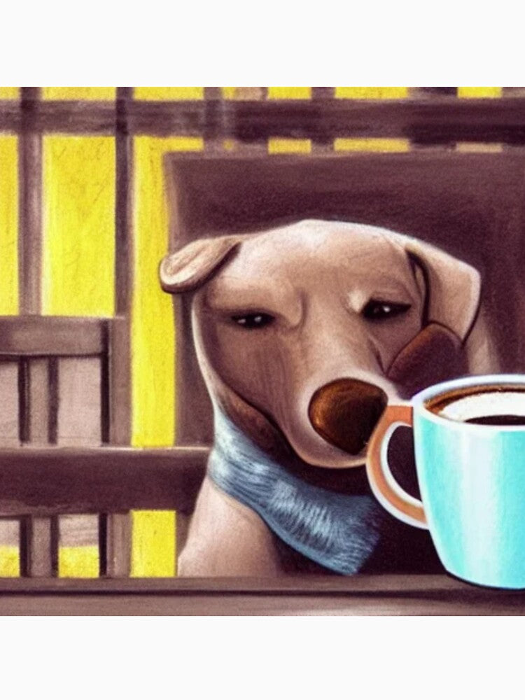 Coffee And Dogs by Megh Trivedi T-Shirts, Hoodie, Sweatshirt | BlankRebels.com (Image 3)