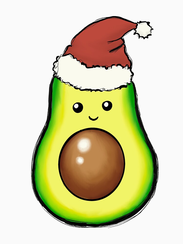 Happy New Year Funny Avocado Illustration by UArtWorld T-Shirts, Hoodie, Sweatshirt | BlankRebels.com (Image 3)