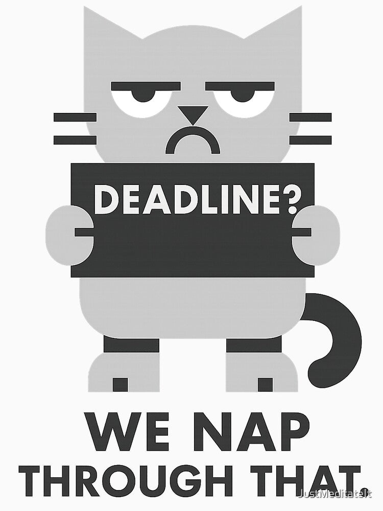 Deadline? We Nap Through That – Funny Hoodie and T-Shirt for Remote Workers – Cozy Introvert Design by... (Image 3)
