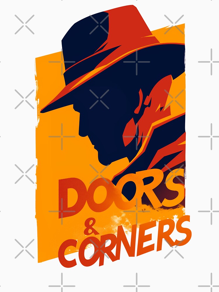 Doors and Corners - Orange Backdrop - Scifi by Fenay Designs