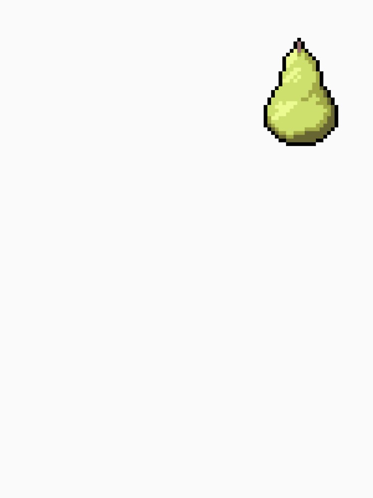 Pixel Pear - pixel food art by LittleFoodShop