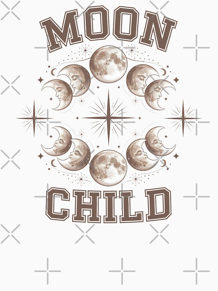Moon Child Phases of the Moon Mystical Energy by Taans-Creation T-Shirts, Hoodie, Sweatshirt | BlankRebels.com (Image 3)