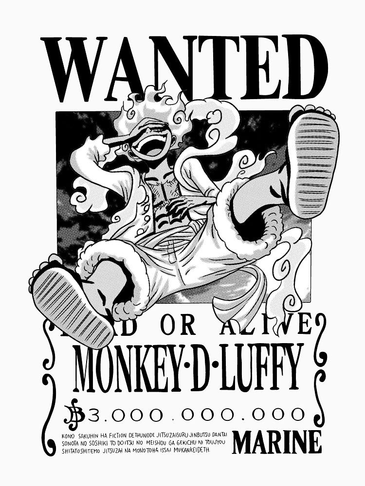Monkey D. Luffy V2 T-shirt by Centujpg