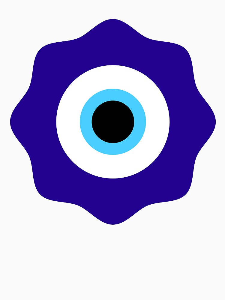 Wavy Edged Evil Eye, Eye of Nazar by Russell Steadman T-Shirts, Hoodie, Sweatshirt | BlankRebels.com (Image 3)