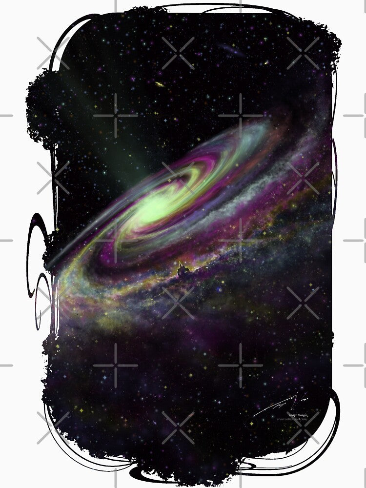 Unicorn Head Galaxy by Cellesria T-Shirts, Hoodie, Sweatshirt | BlankRebels.com (Image 3)