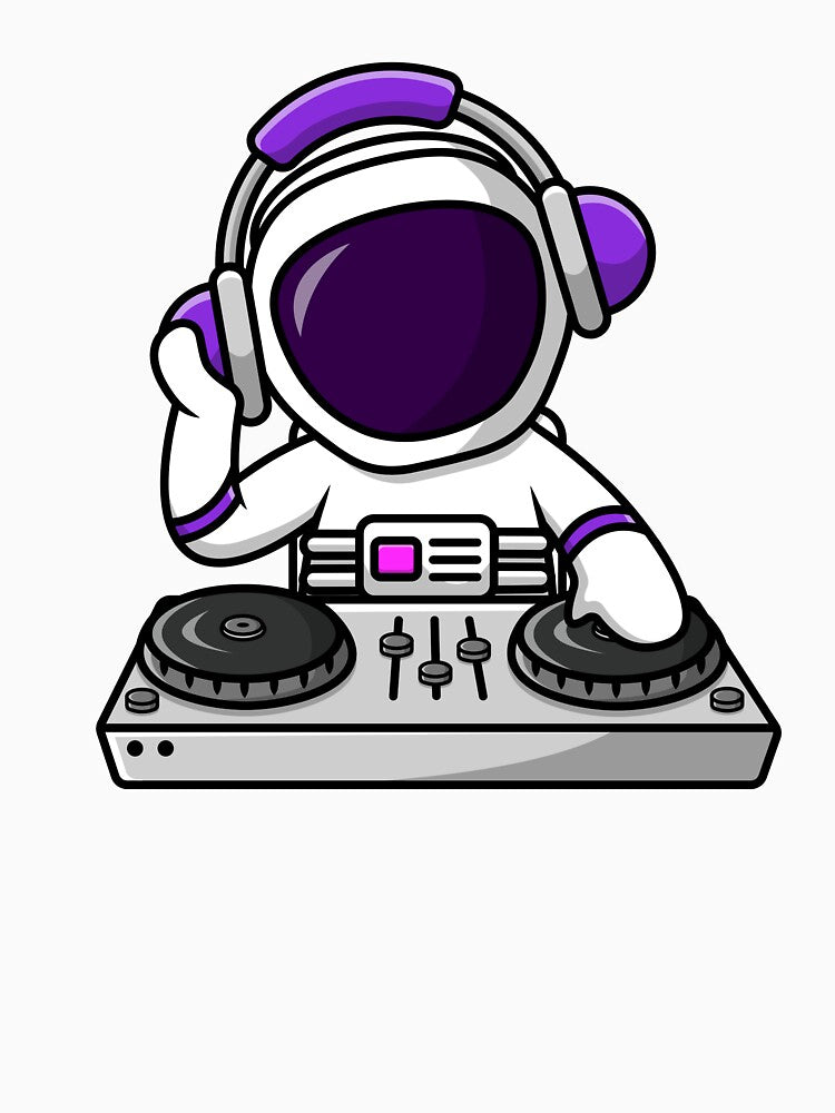 Space DJ by Luisshopp T-Shirts, Hoodie, Sweatshirt | BlankRebels.com (Image 3)