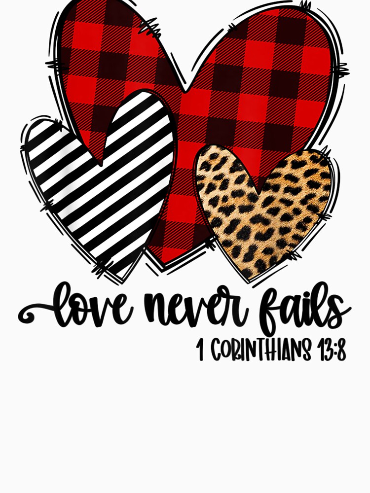 Leopard And Plaid Print Heart Valentine gifts by KatheChelsea T-Shirts, Hoodie, Sweatshirt | BlankRebels.com (Image 3)