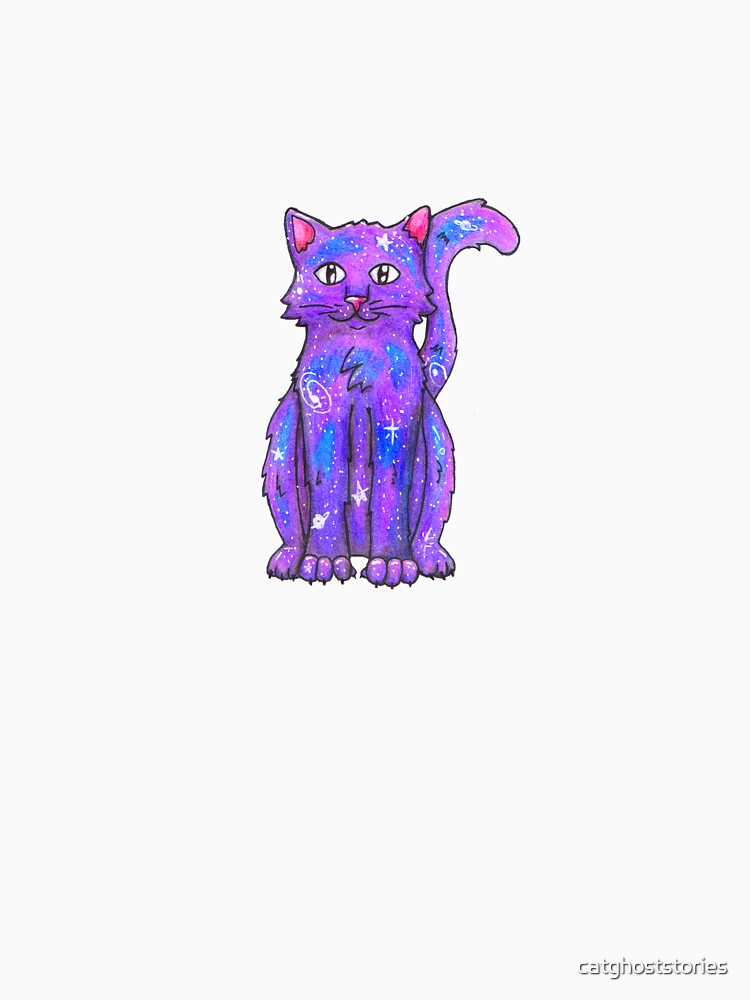 Galaxy Cat by catghoststories T-Shirts, Hoodie, Sweatshirt | BlankRebels.com (Image 3)