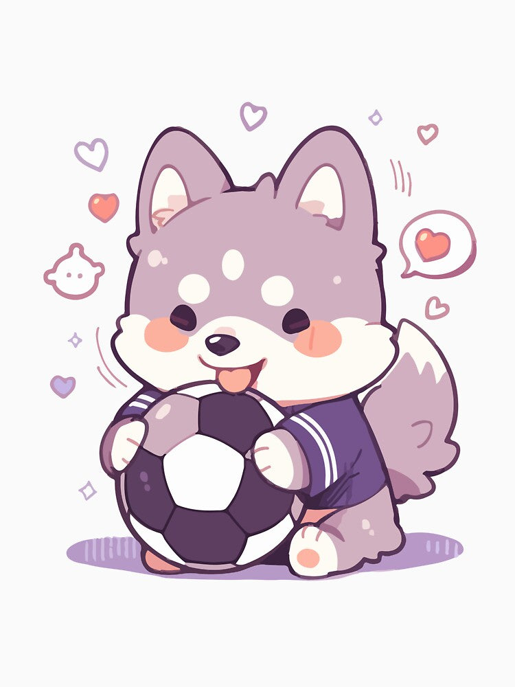 cute soccer dog by MarcGugDesigns