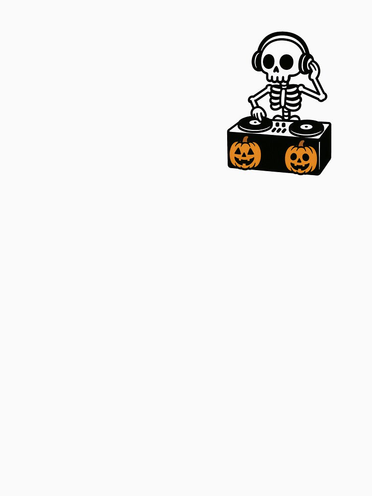 Skeleton DJ – Spooky Halloween Party Design by Scandi-Design T-Shirts, Hoodie, Sweatshirt | BlankRebels.com (Image 3)