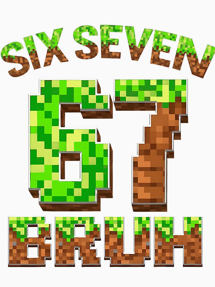 Pixel Gamer Sixty Seven Bruh Number Block by nryum T-Shirts, Hoodie, Sweatshirt | BlankRebels.com (Image 3)
