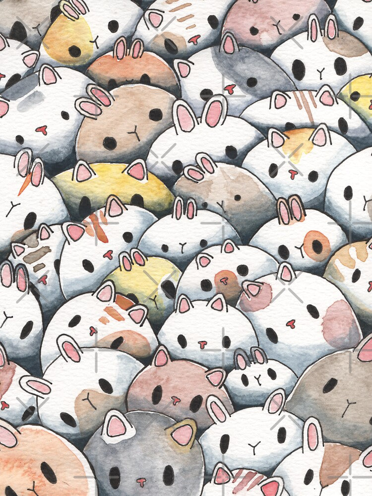 Cute bunnies and cats by EllyBurg T-Shirts, Hoodie, Sweatshirt | BlankRebels.com (Image 3)