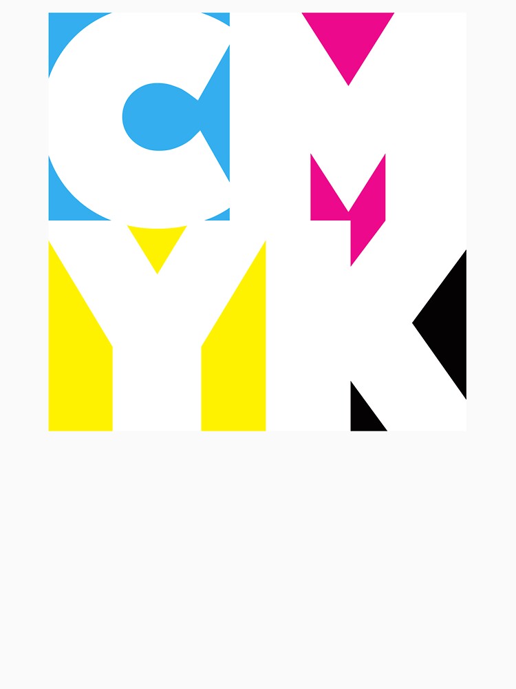 CMYK LETTERING ART by creaticadesignhouse T-Shirts, Hoodie, Sweatshirt | BlankRebels.com (Image 3)