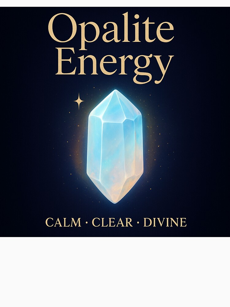 Opalite Energy – Calm, Clear & Divine Crystal Aesthetic Design by Lagwsal22 T-Shirts, Hoodie, Sweatshirt (Image 3)