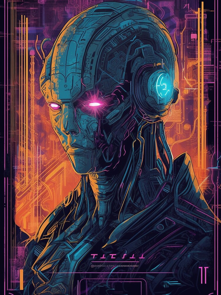 Cyberpunk Tarot #63 by nixlim T-Shirts, Hoodie, Sweatshirt | BlankRebels.com (Image 3)