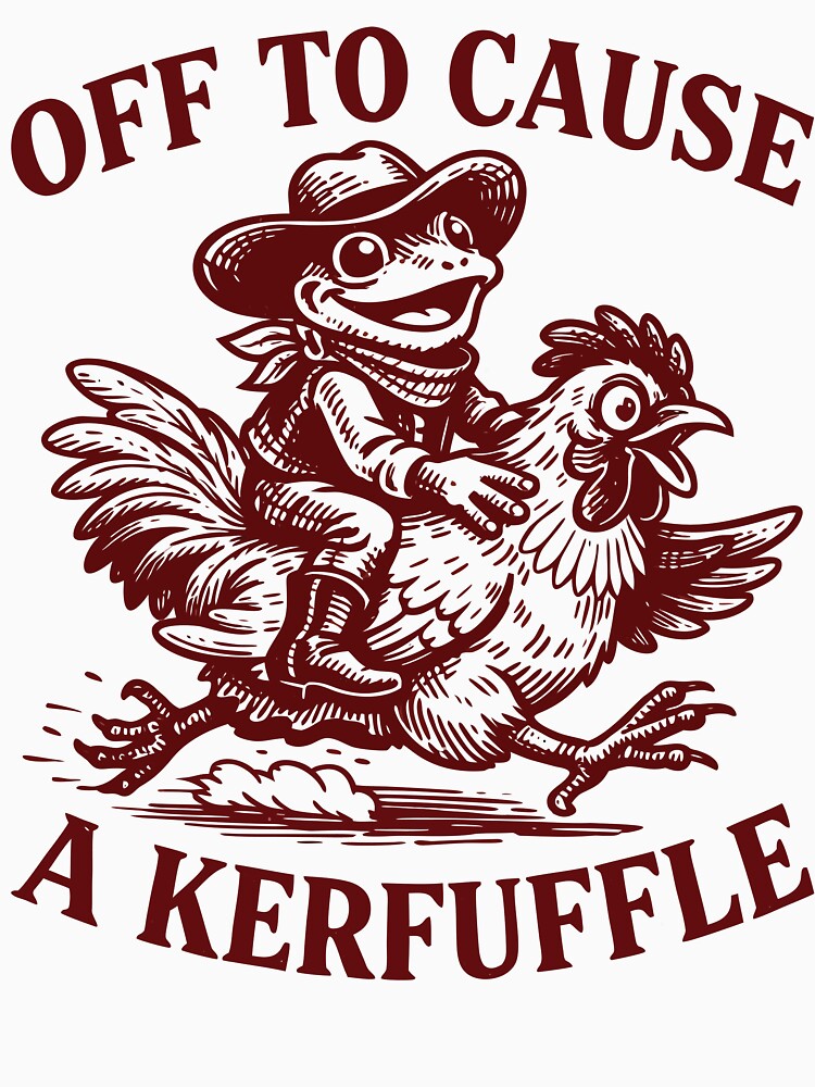 Off Cause Kerfuffle Frog Animal Lover Mental Health Humor T-Shirts, Hoodie, Sweatshirt