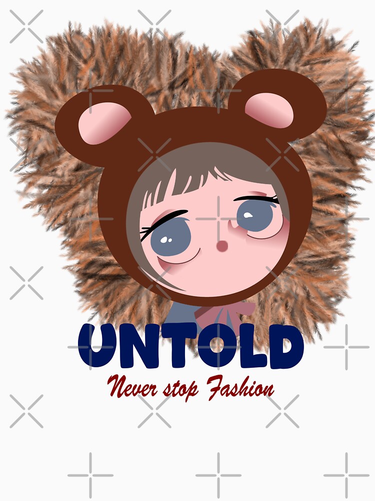 Untold Cute Bear T-Shirt - Fashion Never Stops Design by OSEAN24