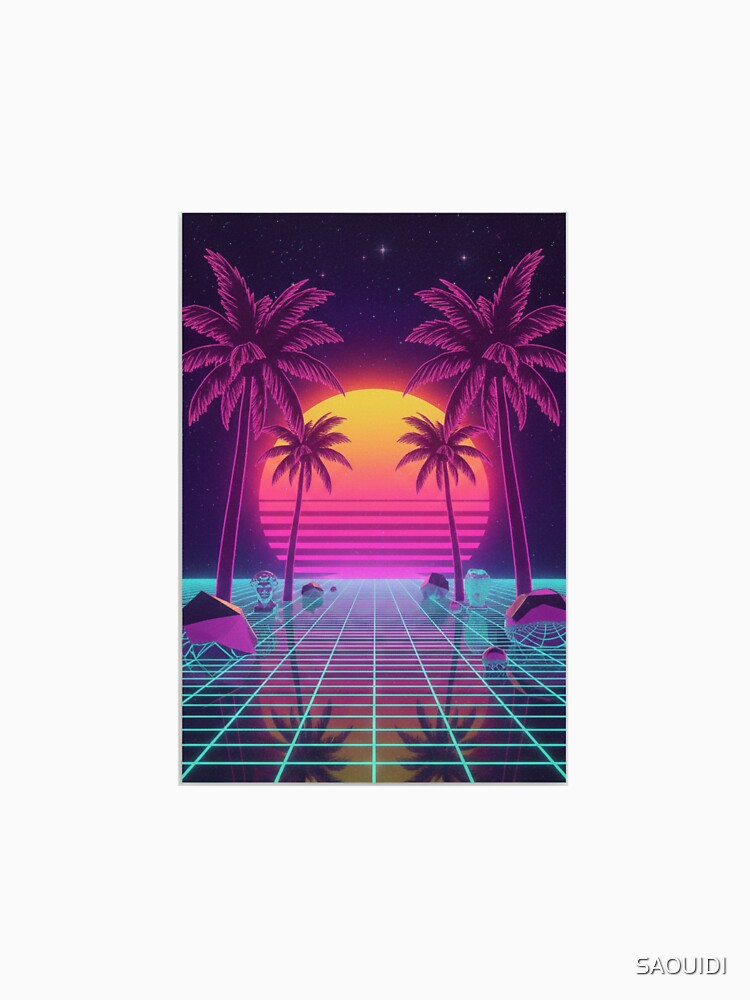 vaporwave aesthetic by SAOUIDI T-Shirts, Hoodie, Sweatshirt | BlankRebels.com (Image 3)