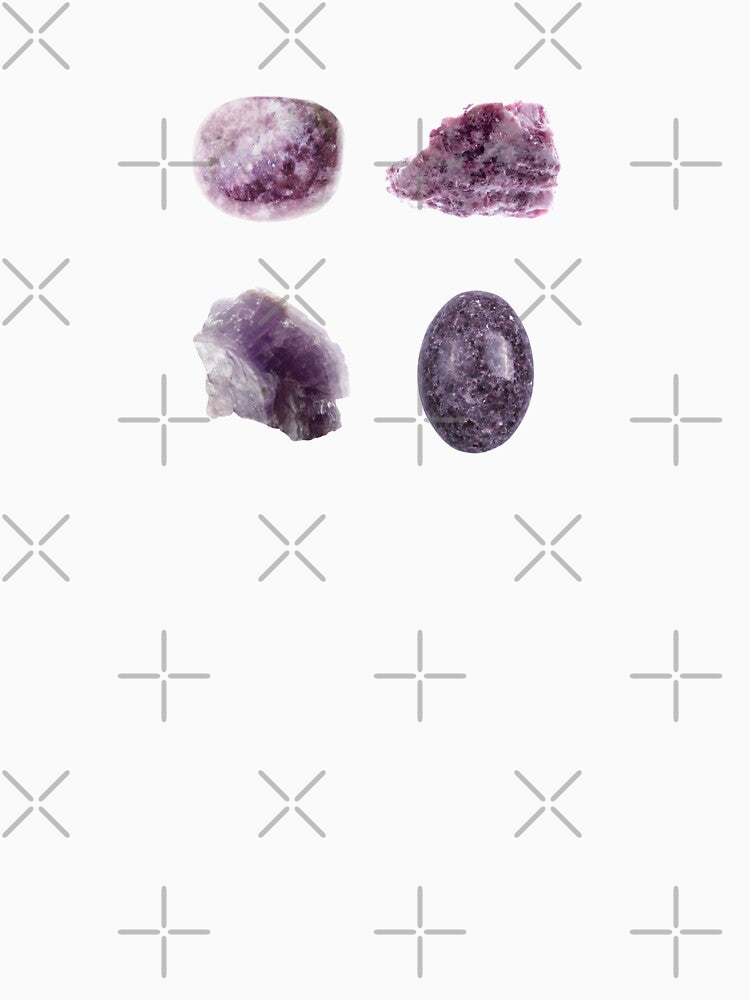 Lepidolite Crystal by mooneko T-Shirts, Hoodie, Sweatshirt | BlankRebels.com (Image 3)