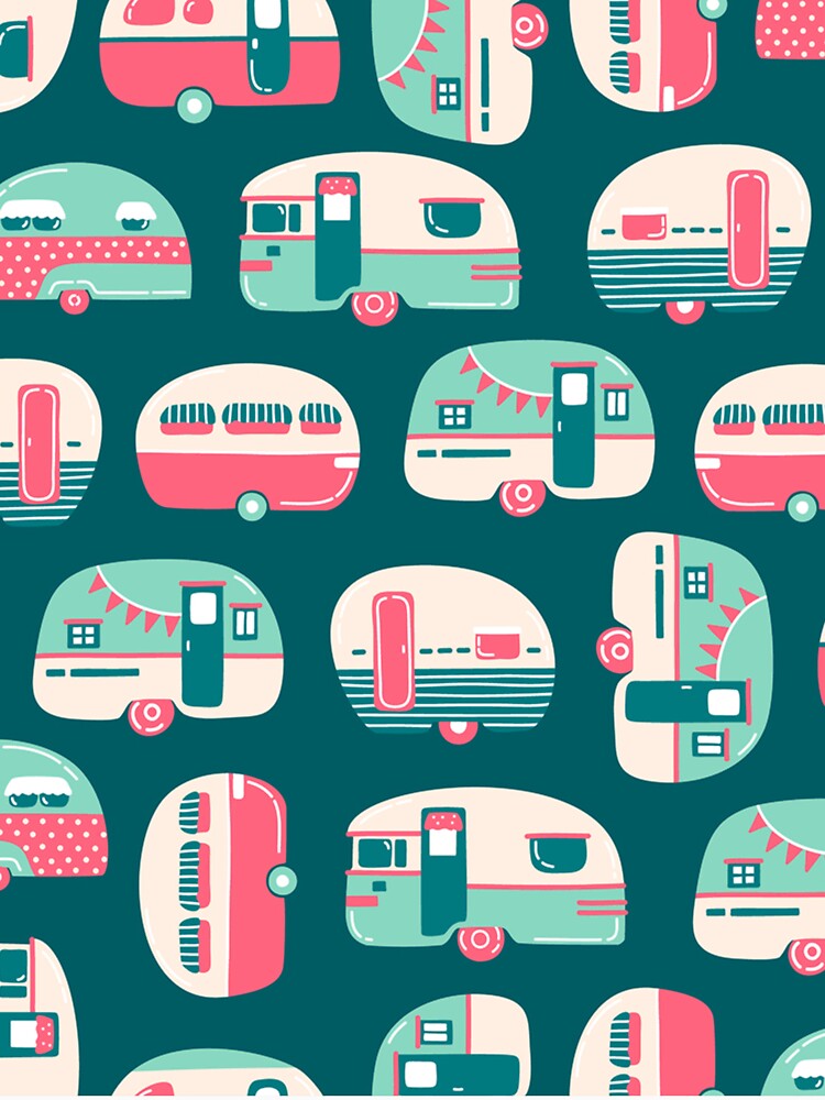 camping pattern cartoon by lauricecmd T-Shirts, Hoodie, Sweatshirt | BlankRebels.com (Image 3)