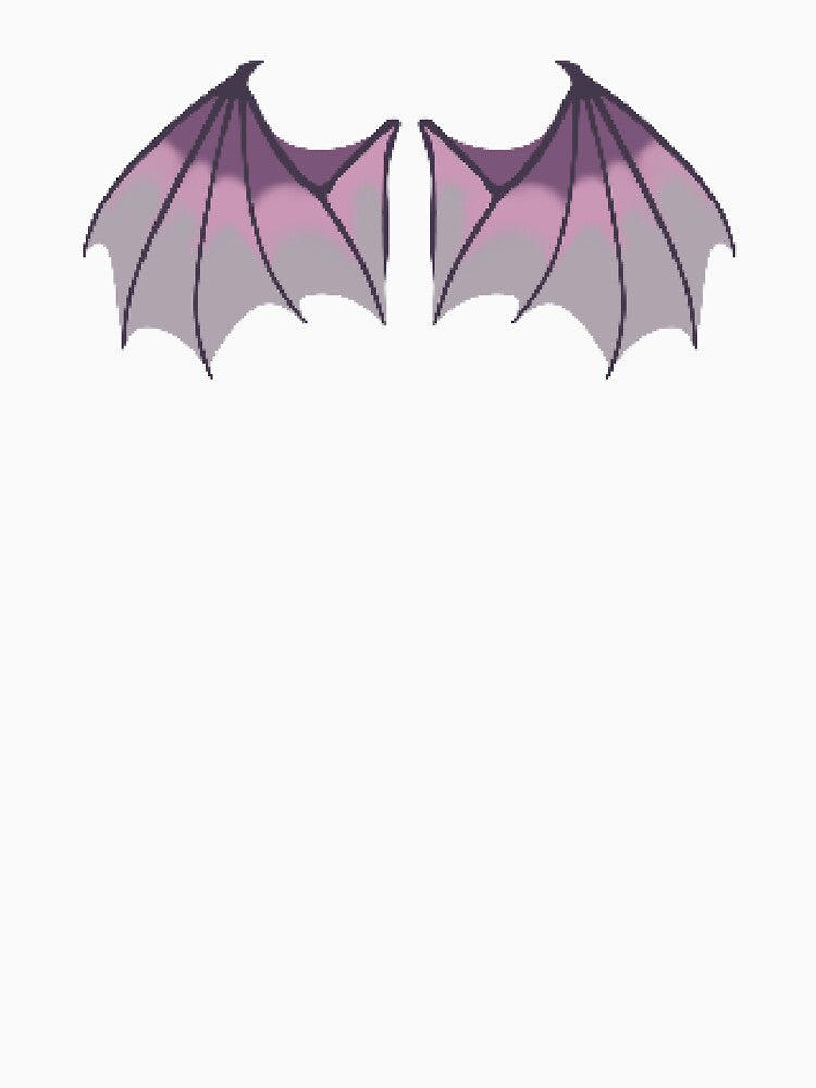Purple Pixel Dragon Wings by CastielsWalmart