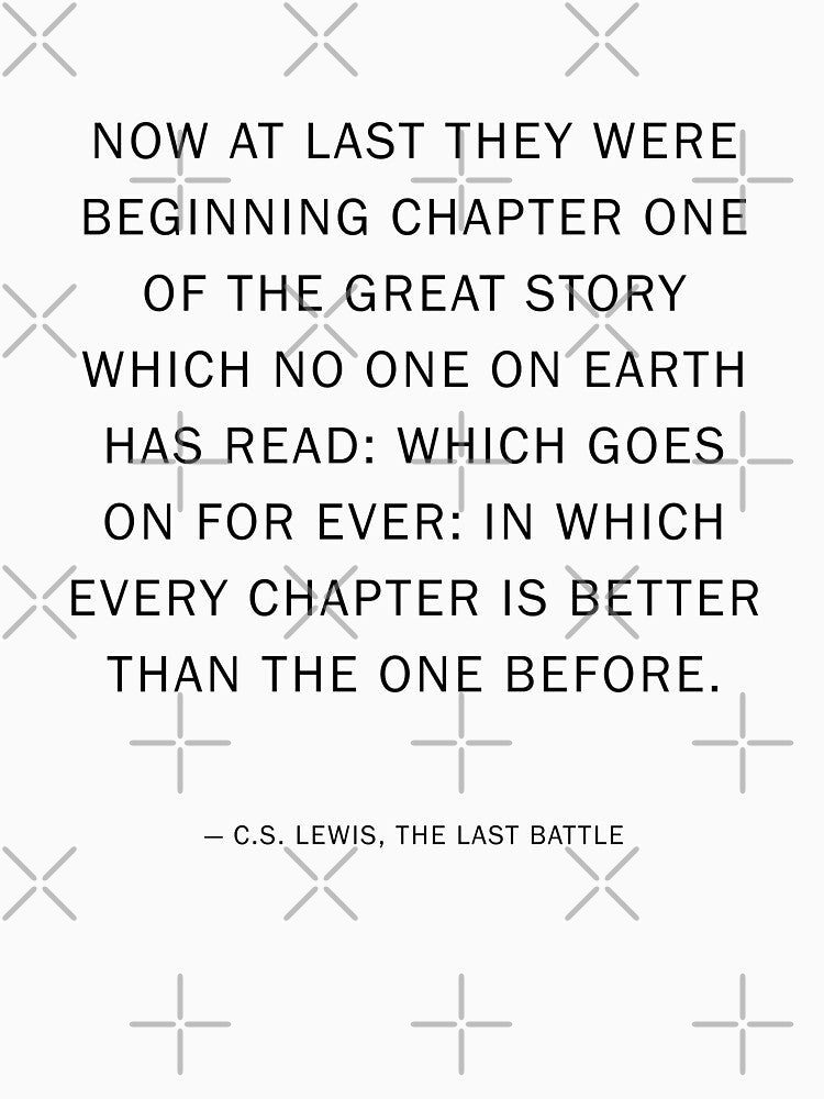 C.S. Lewis Quote Now At Last They Were by corbrand T-Shirts, Hoodie, Sweatshirt | BlankRebels.com (Image 3)