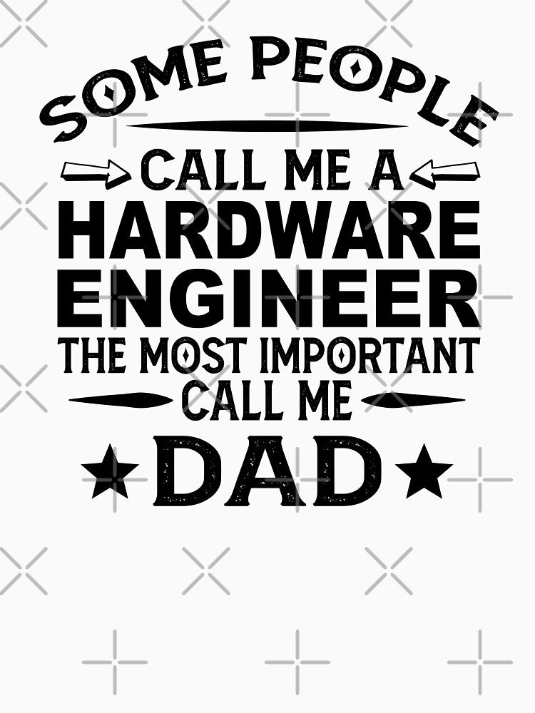 Hardware engineer Father Dad T-shirt gift for father's Day Hardware engineer Dad Father's Day, Hardware... (Image 3)