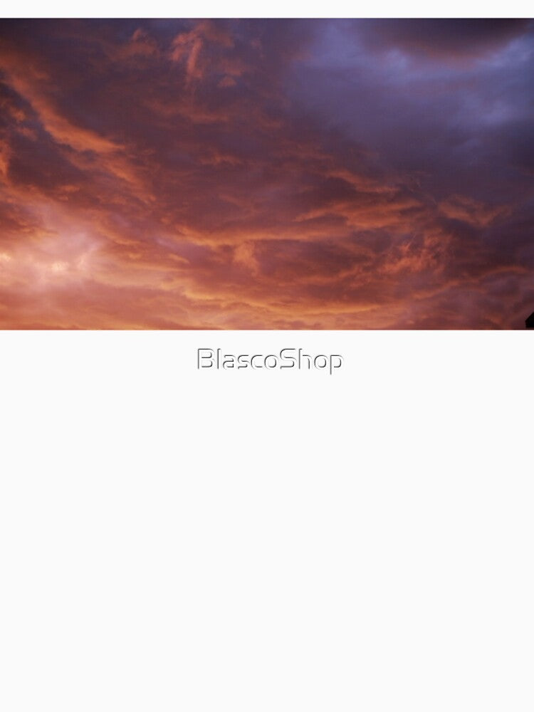 Cloudy Sunset Sky by BlascoShop T-Shirts, Hoodie, Sweatshirt | BlankRebels.com (Image 2)