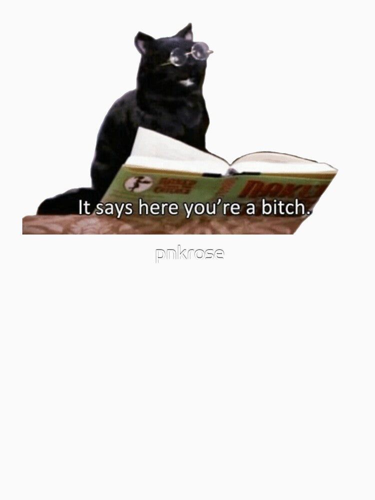 it says here you’re a bitch by pnkrose