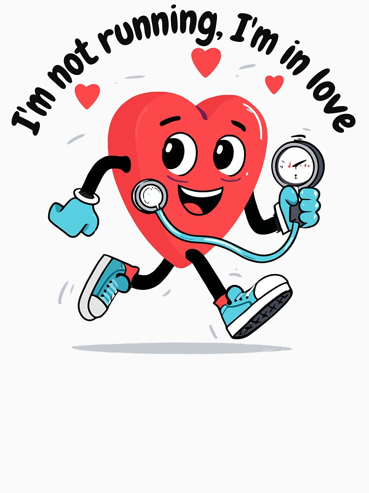 Running Heart Kawaii,Heart Running Love by OLYUS T-Shirts, Hoodie, Sweatshirt | BlankRebels.com (Image 3)