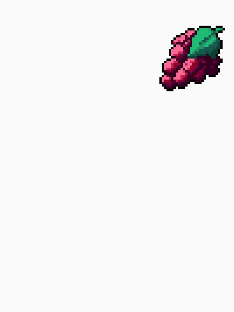 Pixel Red grape - pixel food art by LittleFoodShop T-Shirts, Hoodie, Sweatshirt | BlankRebels.com (Image 3)
