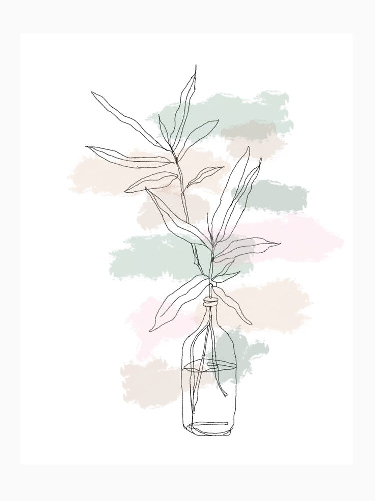 Simple plant line art by kenzielyn18 T-Shirts, Hoodie, Sweatshirt | BlankRebels.com (Image 2)