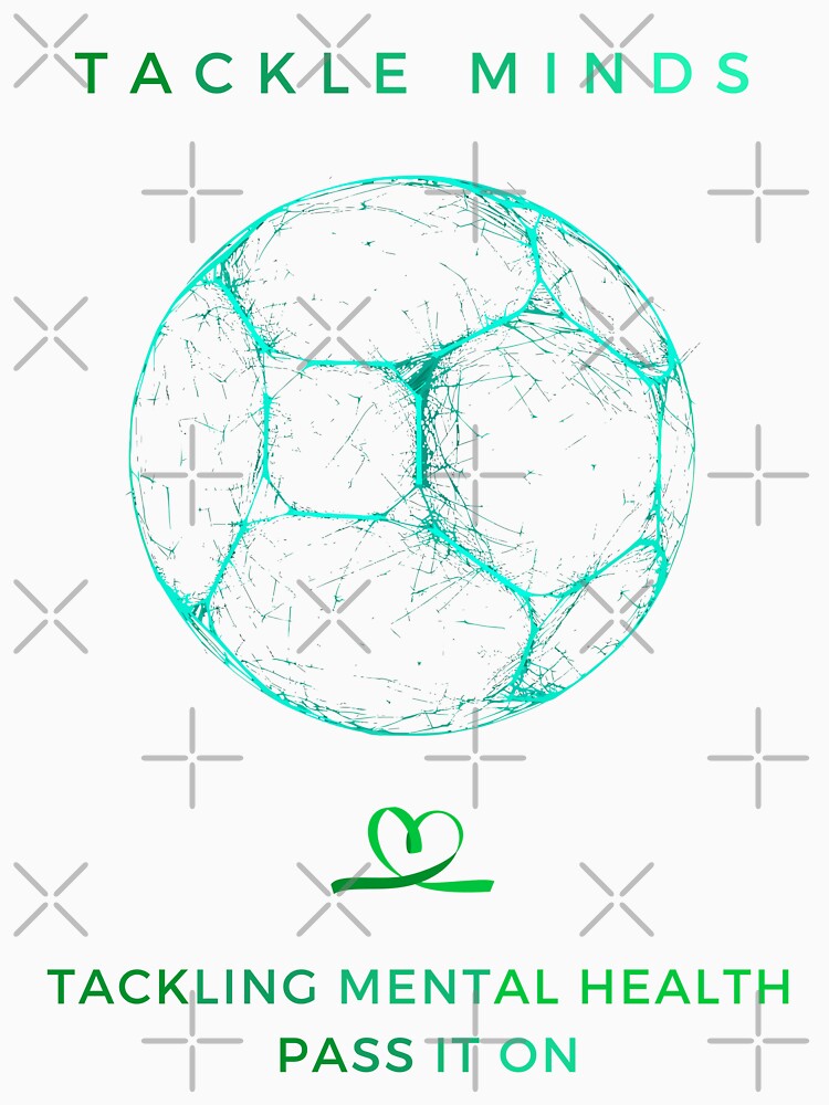 soccer, football and sport for Mental Wellness and mental health support by snarkoriginals